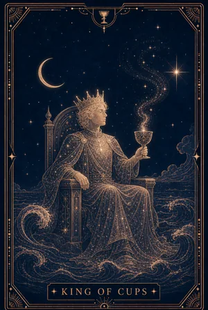 ไพ่ราชาแห่งถ้วย (King of Cups)
