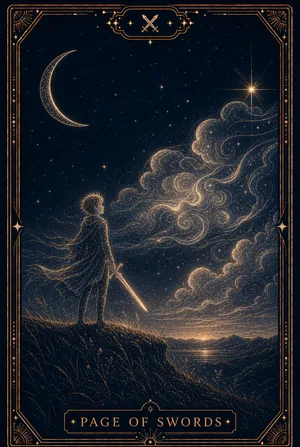 ไพ่บริวารแห่งดาบ (Page of Swords)