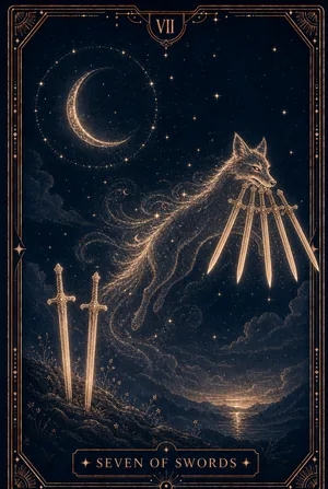 ไพ่เจ็ดแห่งดาบ (Seven of Swords)